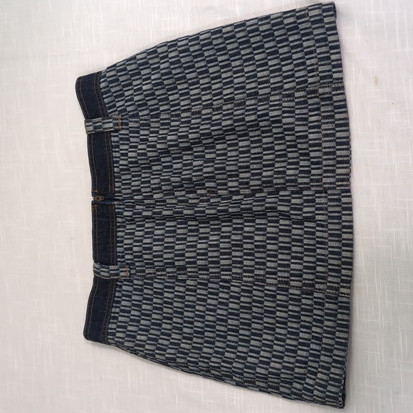 Madewell denim skirt, mini, pockets zipper design, women's 26 - Picture 6 of 12